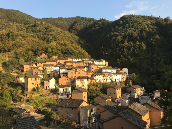 Our 5th graders will start their travels in the Yellow Mountains. This is the view from the window of the hostel we will stay in.